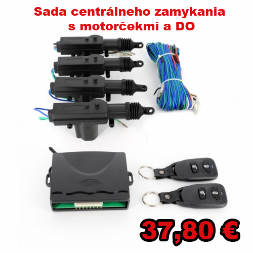 centrálne zamykanie s motorcekmi